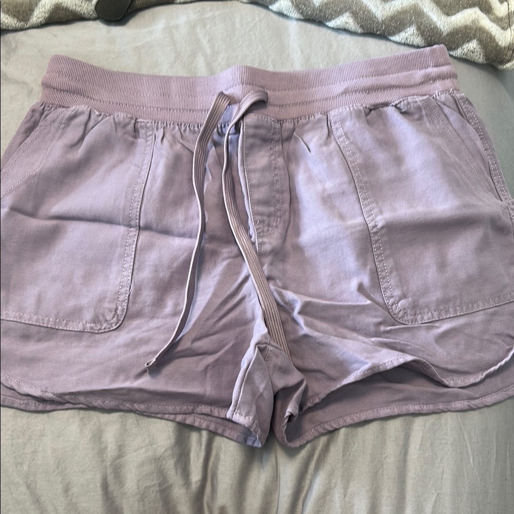 Women's Purple Casual Shorts